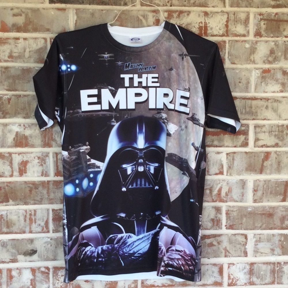 The Empire Darth Vader Graphic Short Sleeve Tee - Black